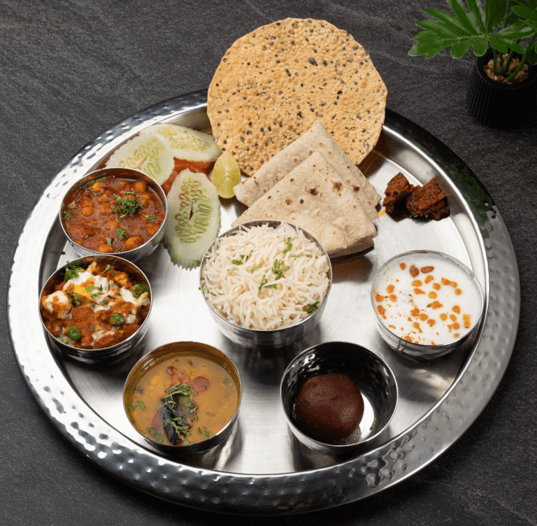 north indian thali min